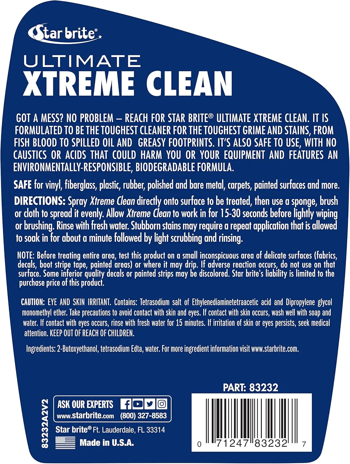 STAR BRITE Ultimate Xtreme Clean - All-Surface Cleaner & Degreaser