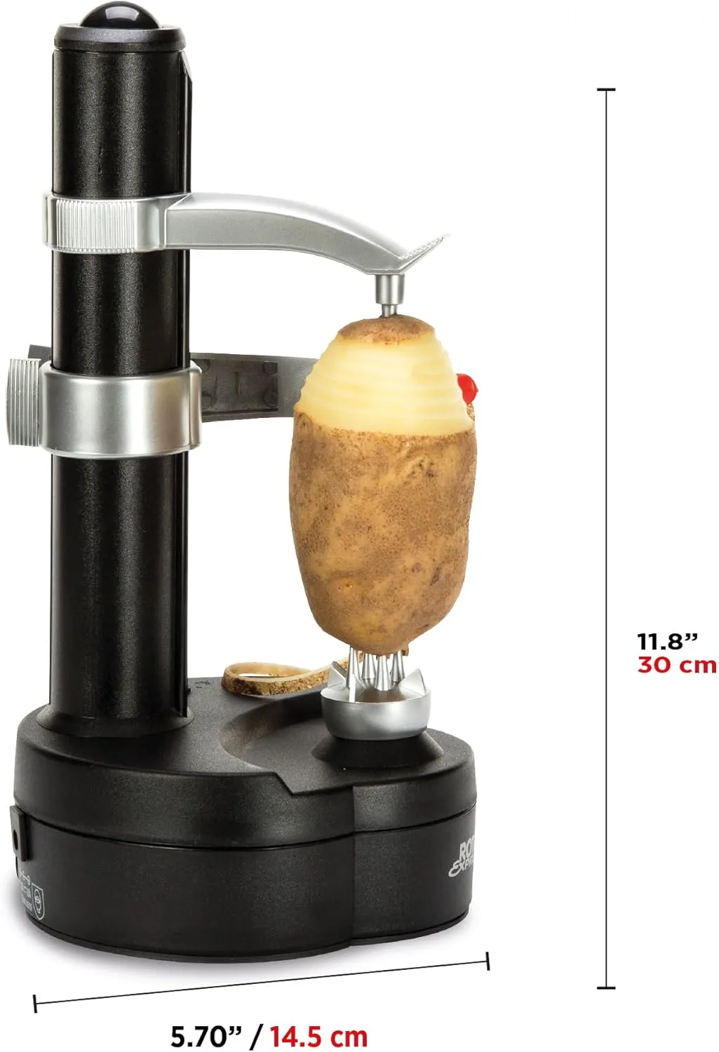 Starfrit Rotato Express Electric Peeler - 2 Spare Blades - Safe & Easy to Use