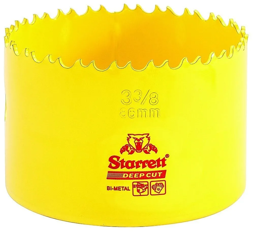 DCH0338-G HSS DEEP CUT HOLE SAW 3-3/8" 86MM
