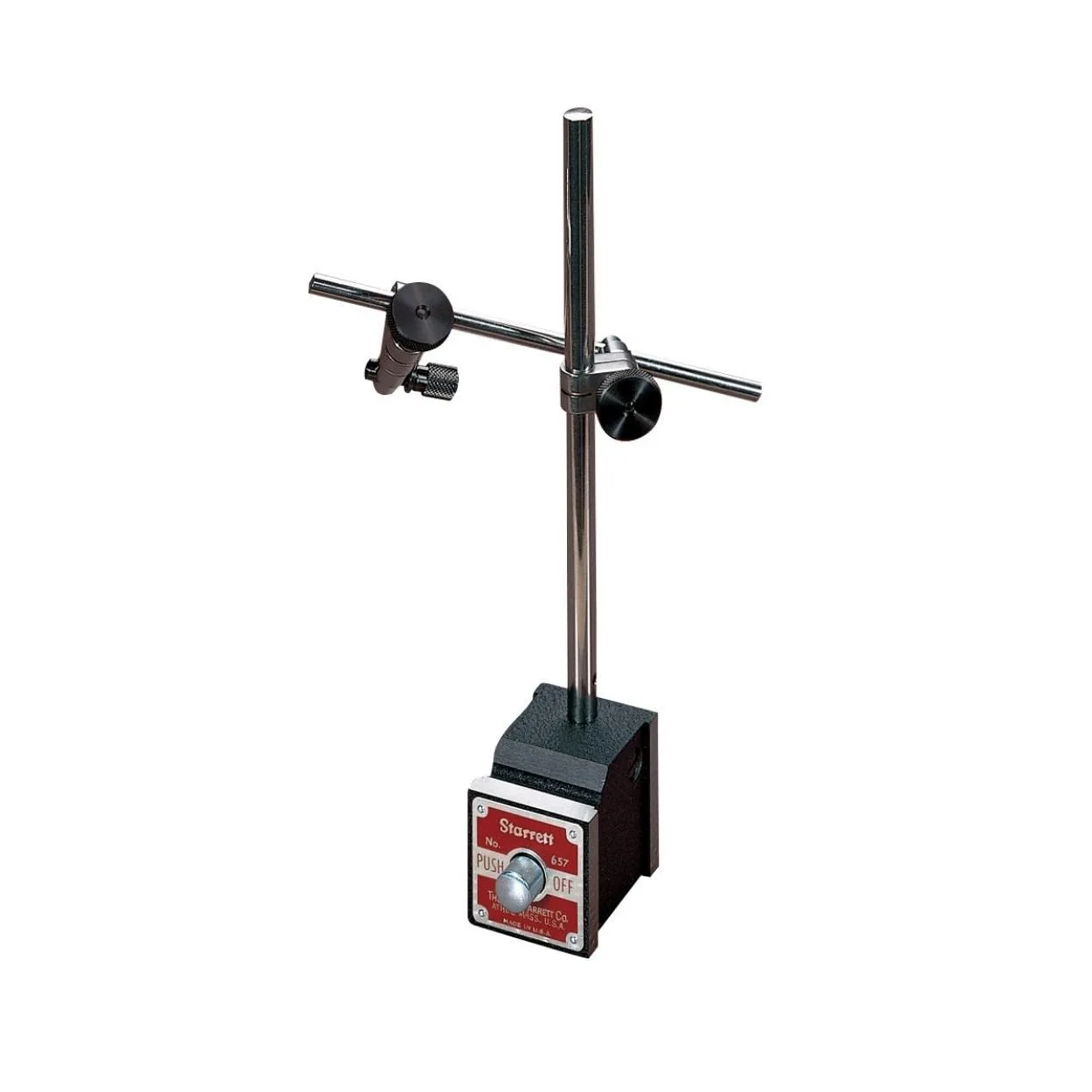 Starrett Magnetic Base Indicator Holder for Test, Back-Plunger, AGD, Dial and Miniature-Dial Indicators - Complete Set