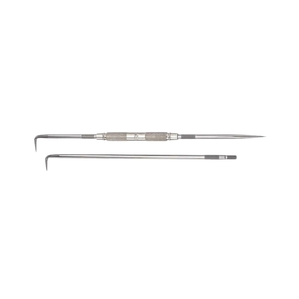 Starrett Improved Scriber with Knurled Grip and Finely Tapered Points- Steel, 9" Point Length, 1 Straight