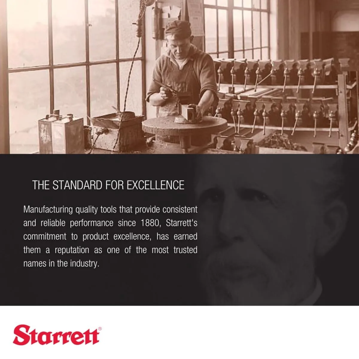 Starrett Improved Scriber with Knurled Grip and Finely Tapered Points- Steel, 9" Point Length, 1 Straight