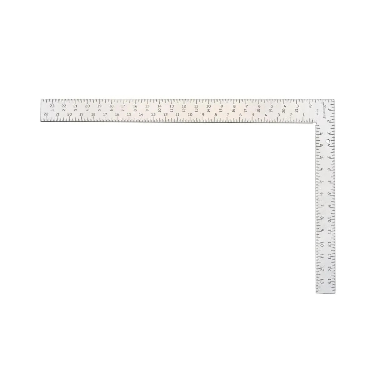 Starrett Professional Framing Square with Clear Coating and Tempered Steel - 1/8" Graduation Stamping, 24" x 2" Body