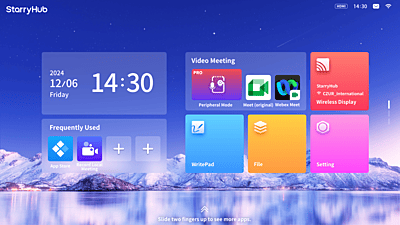 StarryHub Q1S Pro Conferencing Collaboration Projector