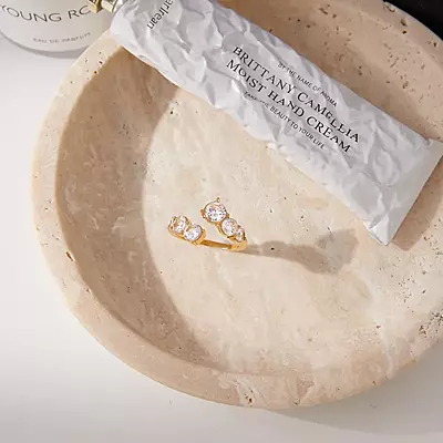 Diamond Stars Open Ring