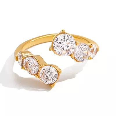 Diamond Stars Open Ring Diamond Stars Open Ring