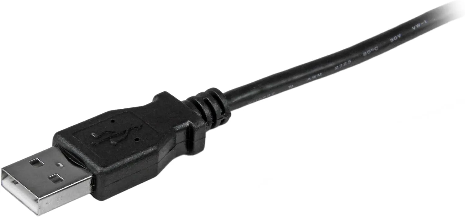 StarTech.com 1 ft. (0.3 m) USB to Micro USB Cable - USB 2.0 A to Micro B - Black - Micro USB Cable (UUSBHAUB1)