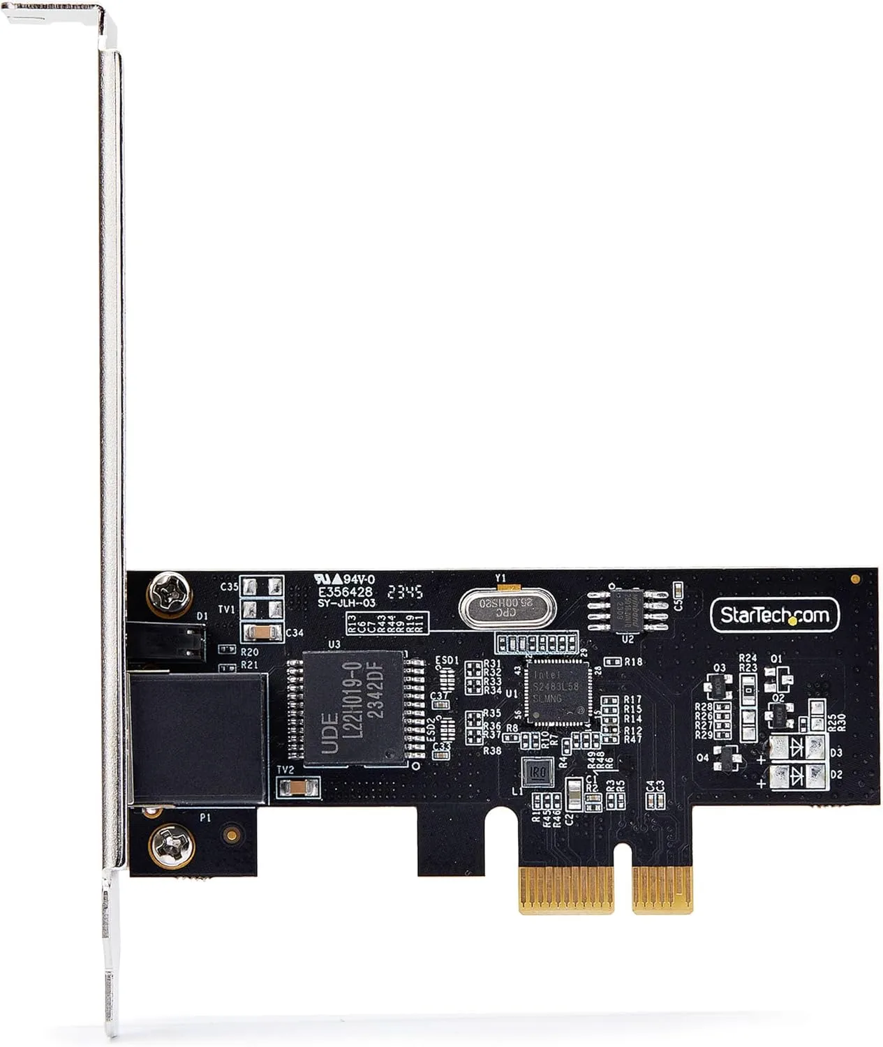 StarTech.com 1-Port 2.5Gbps PCIe Network Card, Computer Network Card, Intel I225-V, Multi-Gigabit Ethernet Interface Card