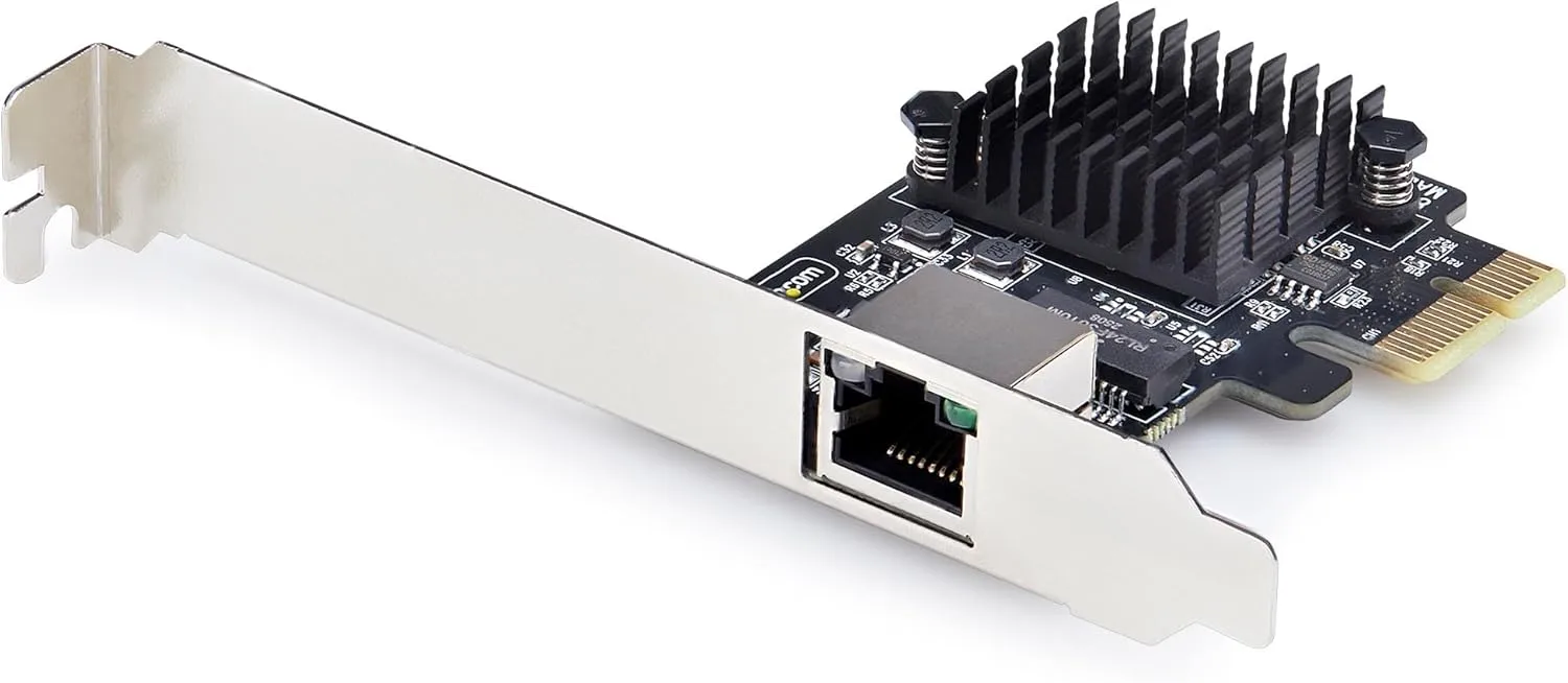 StarTech.com 1-Port 5G Gigabit PCIe Network Adapter Card, PCI Express LAN Card, Realtek RTL8126, Windows and Linux, TAA