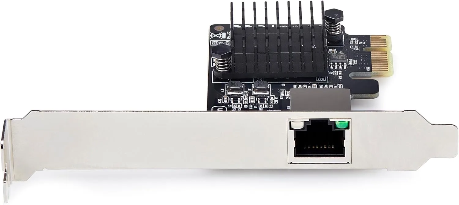 StarTech.com 1-Port 5G Gigabit PCIe Network Adapter Card, PCI Express LAN Card, Realtek RTL8126, Windows and Linux, TAA
