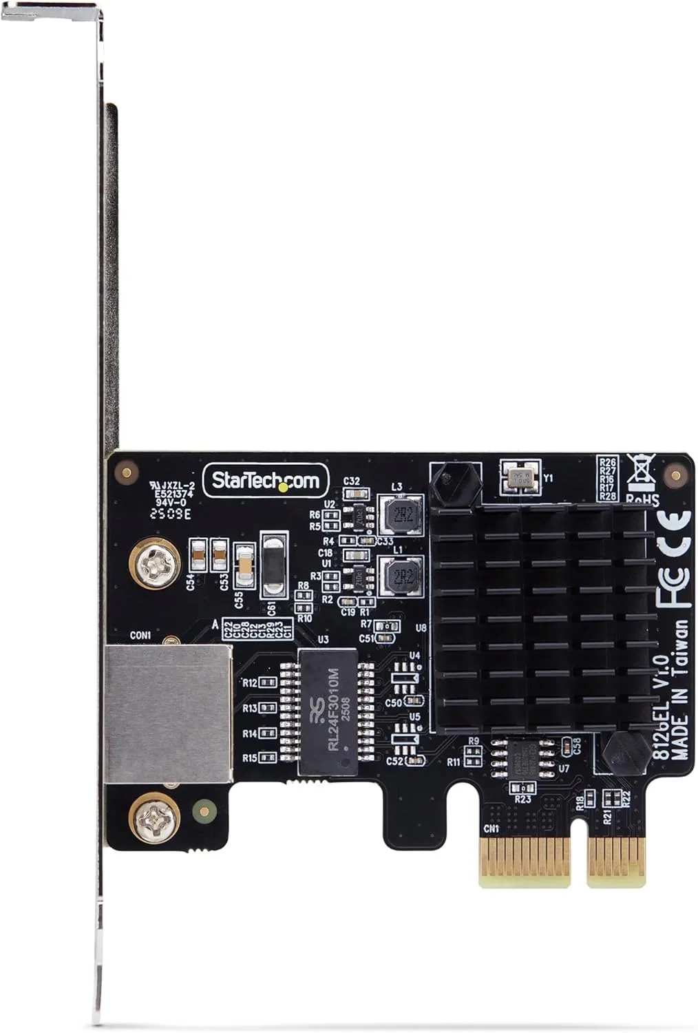 StarTech.com 1-Port 5G Gigabit PCIe Network Adapter Card, PCI Express LAN Card, Realtek RTL8126, Windows and Linux, TAA
