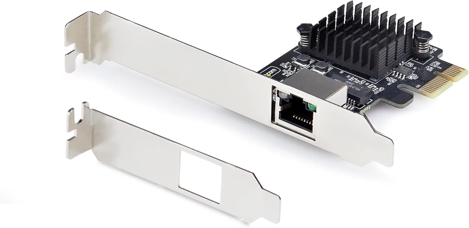 StarTech.com 1-Port 5G Gigabit PCIe Network Adapter Card, PCI Express LAN Card, Realtek RTL8126, Windows and Linux, TAA