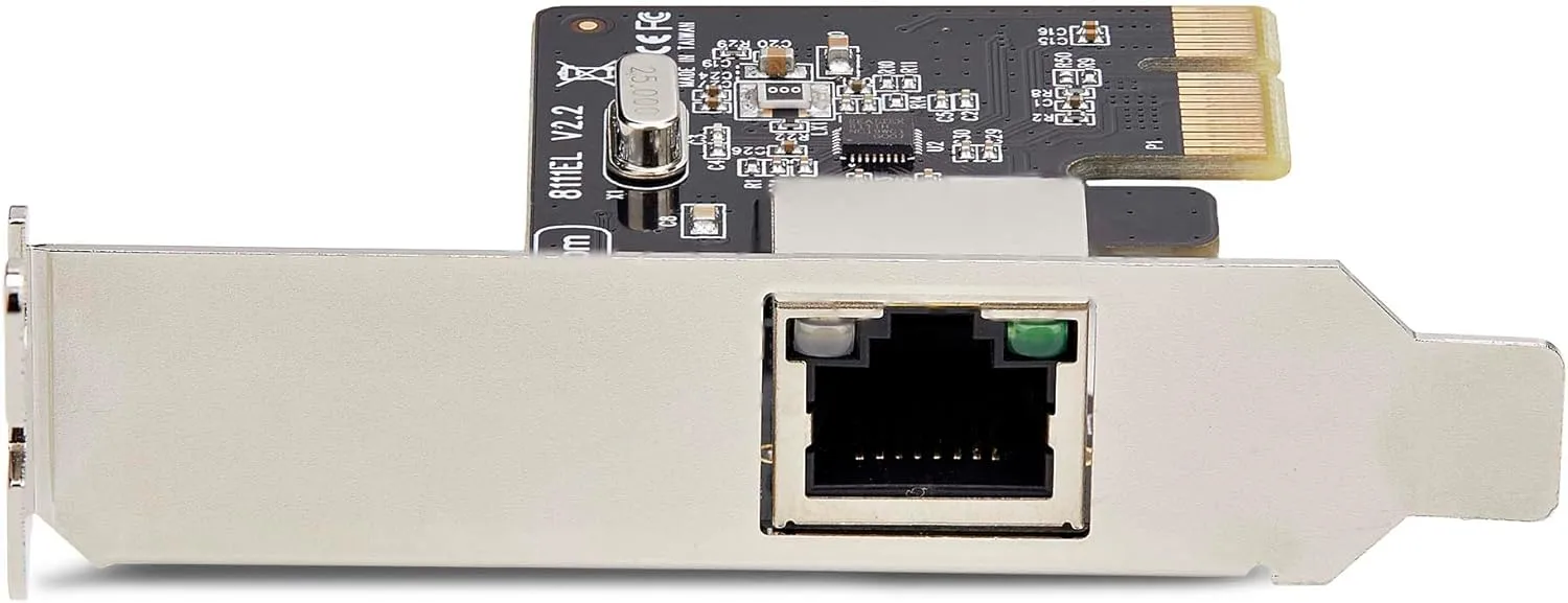 StarTech.com 1-Port Gigabit PCIe Network Adapter Card, Low-Profile NIC, PCI Express LAN Card, Realtek RTL8111H, TAA Compliant