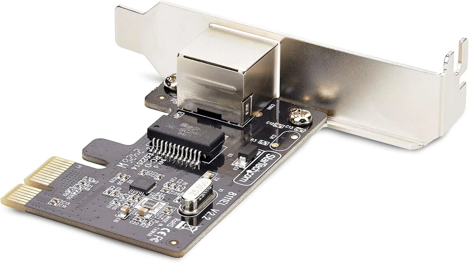 StarTech.com 1-Port Gigabit PCIe Network Adapter Card, Low-Profile NIC, PCI Express LAN Card, Realtek RTL8111H, TAA Compliant