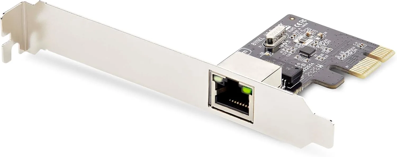 StarTech.com 1-Port Gigabit PCIe Network Adapter Card, PCI Express LAN Card, NIC, Realtek RTL8111H, TAA Compliant