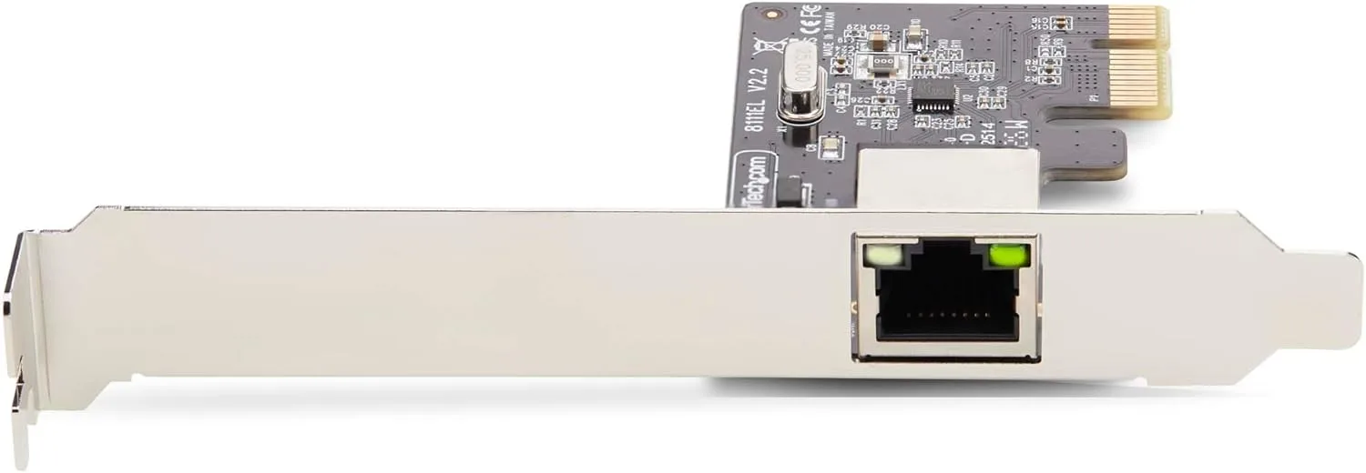 StarTech.com 1-Port Gigabit PCIe Network Adapter Card, PCI Express LAN Card, NIC, Realtek RTL8111H, TAA Compliant