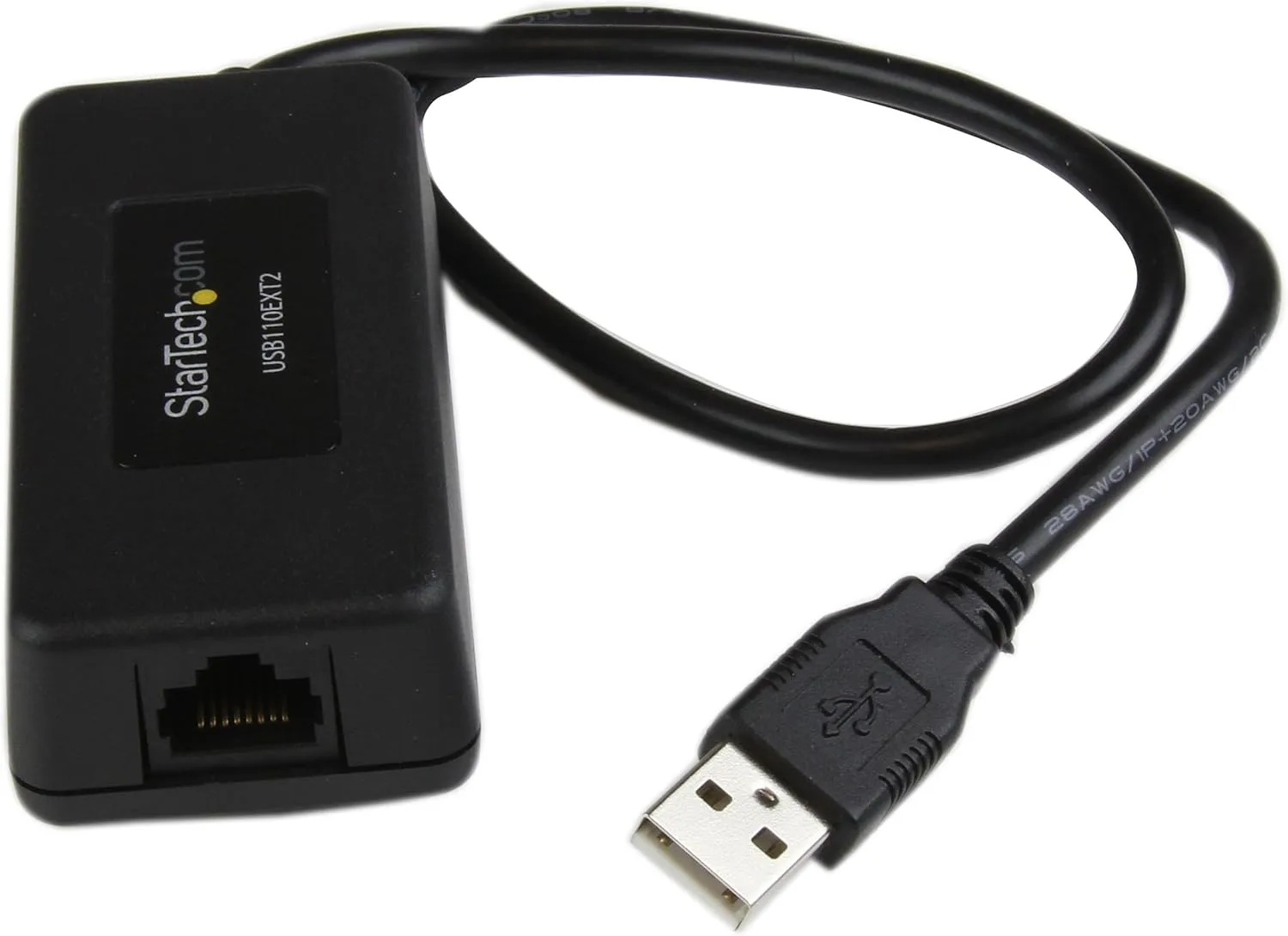 StarTech.com 1-Port USB 1.1 Extender – Up to 131 ft (40 m) Over Cat5/Cat6 Extension