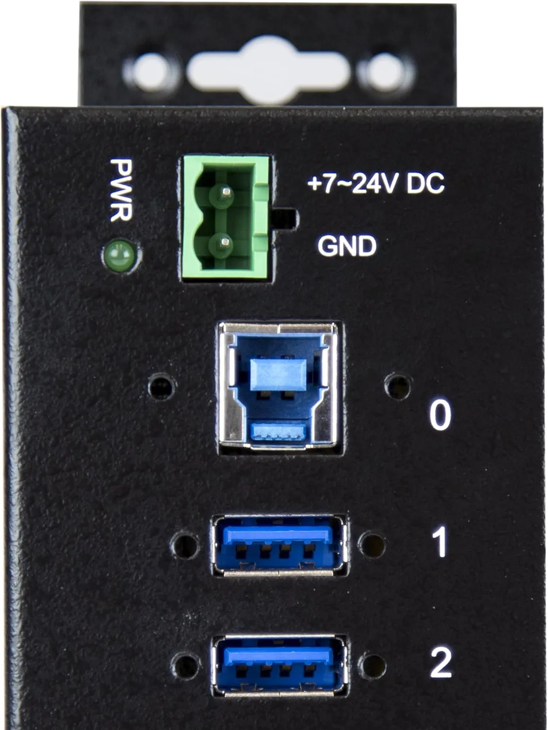 StarTech.com 10-Port USB 3.0 Hub - 5Gbps - Metal Industrial USB-A Hub with ESD & Surge Protection - Din Rail