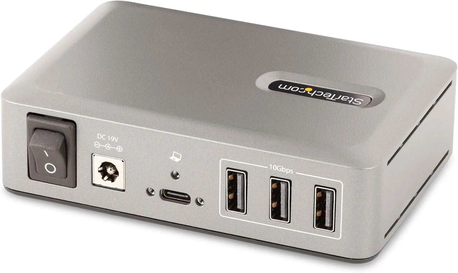 StarTech.com 10-Port USB-C Hub - 8X USB-A/2x USB-C - Self-Powered w/65W Power Supply - USB 3.1 10Gbps - Desktop/Laptop USB Hub w/USB-IF Certified 3ft Locking Cable, USB C Splitter, TAA