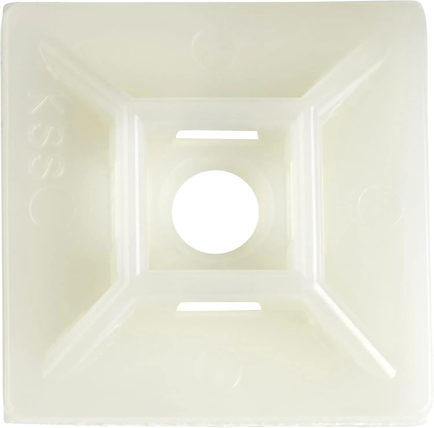 StarTech.com 100 Pack Cable Tie Mounts with Adhesive Tape for 0.21 in. (5.5 mm) Wide Ties - Nylon/Plastic Zip Tie Mounts