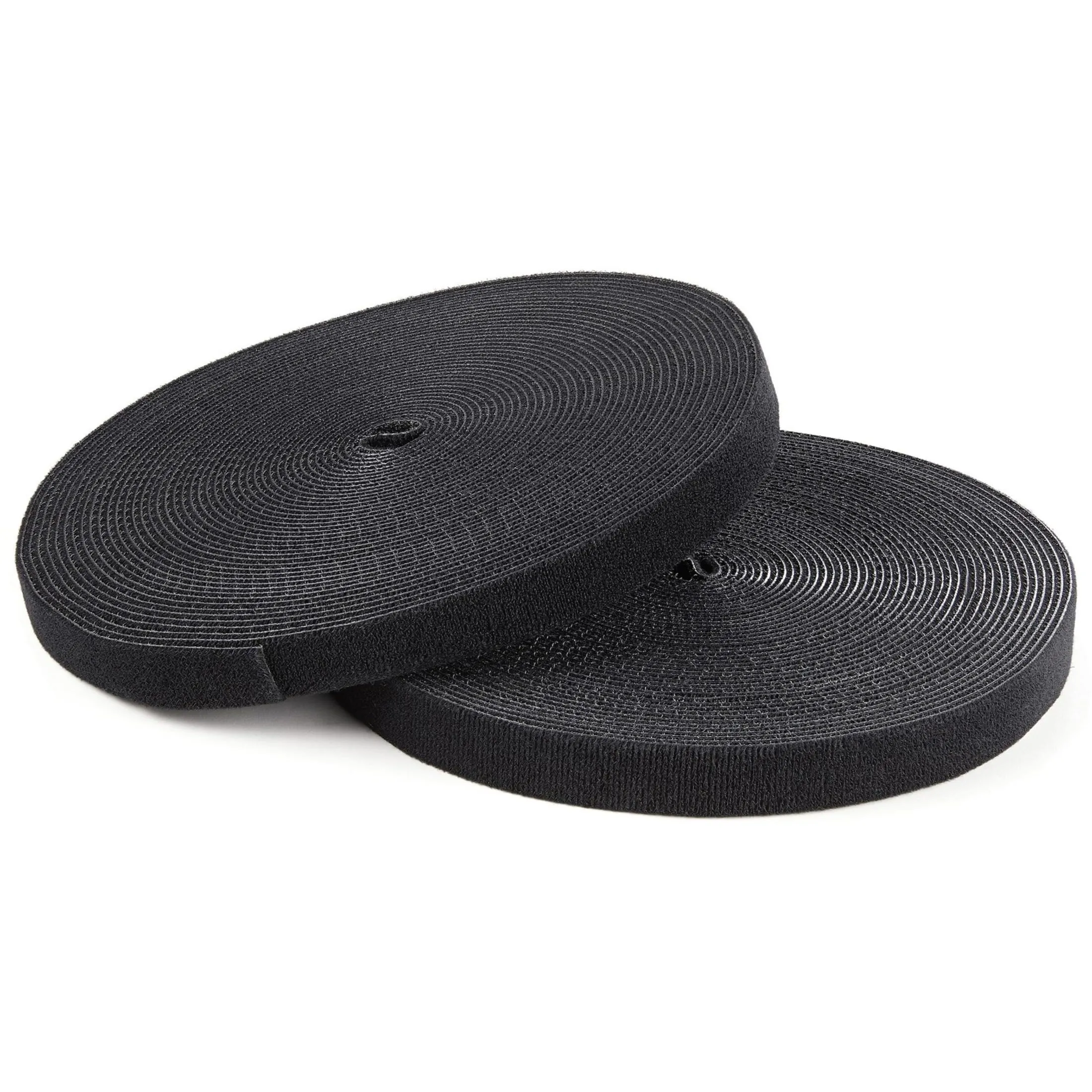 StarTech.com Hook and Loop Roll - Cut-to-Size Reusable Cable Ties - Black