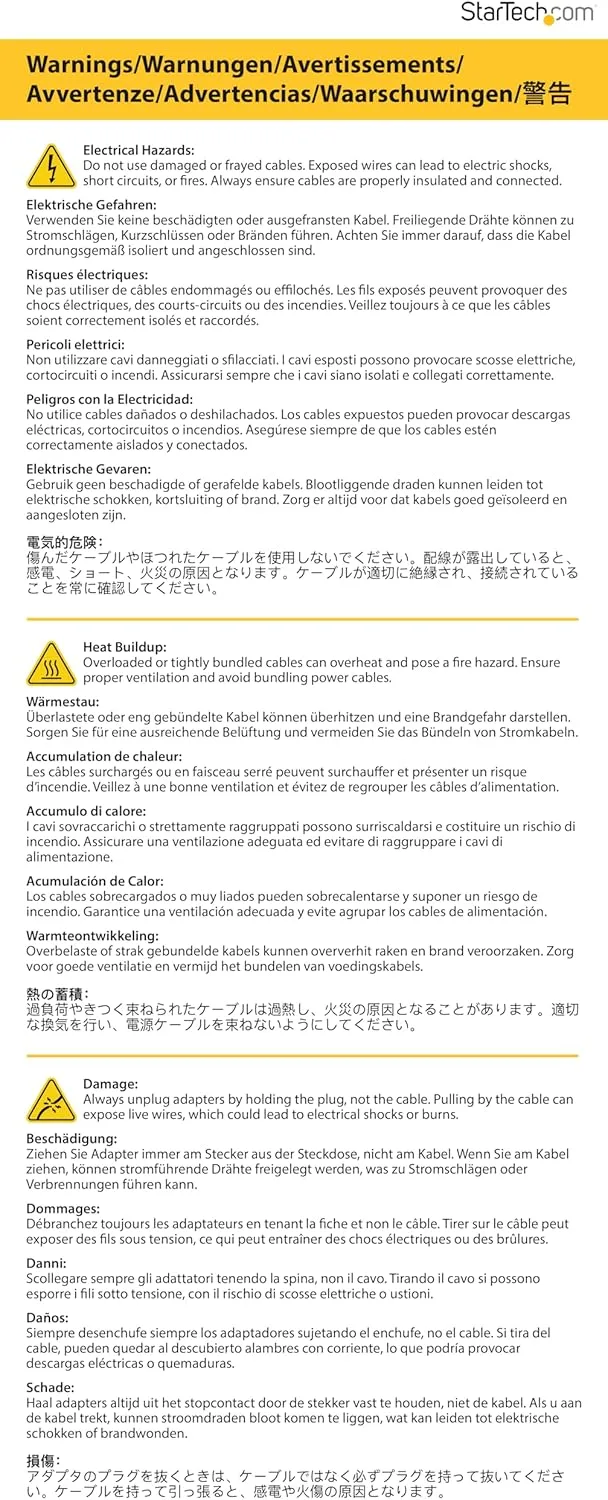 StarTech.com Thunderbolt 3 Dock - Dual 4K 60Hz Monitor TB3 Laptop Docking Station with DisplayPort