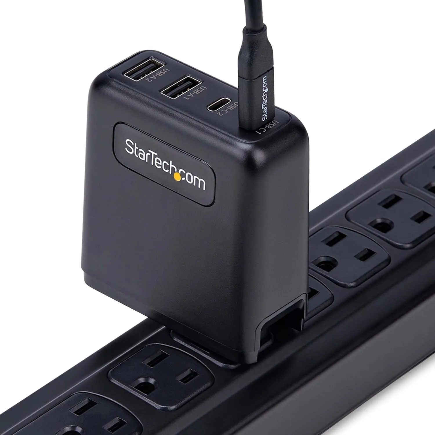 StarTech.com 100W USB-C Wall Charger, 2X USB-C/2x USB-A, USB PD 3.0, Fast Charging Portable GaN Charger