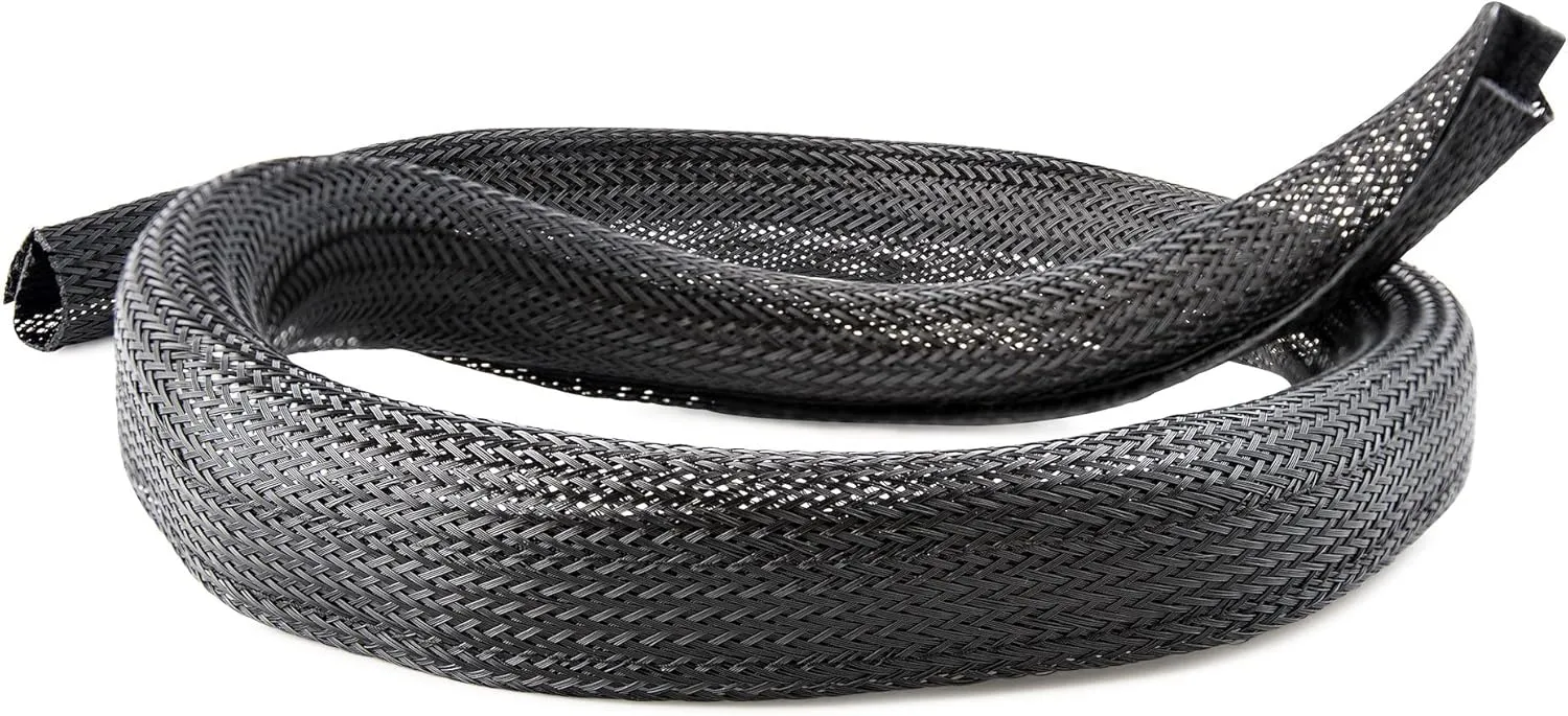 StarTech.com 10ft (3m) Cable Management Sleeve, Trimmable Heavy Duty Cable Wrap