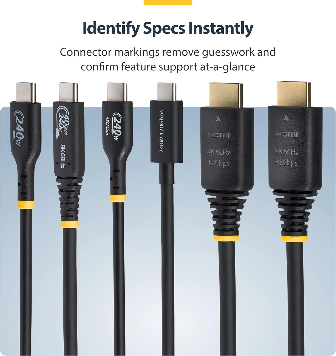 StarTech.com 10ft (3m) Certified Ultra High Speed HDMI Cable, 8K 60Hz/4K 120Hz, HDMI 2.1 Cord with HDR10+ / eARC, 48Gbps