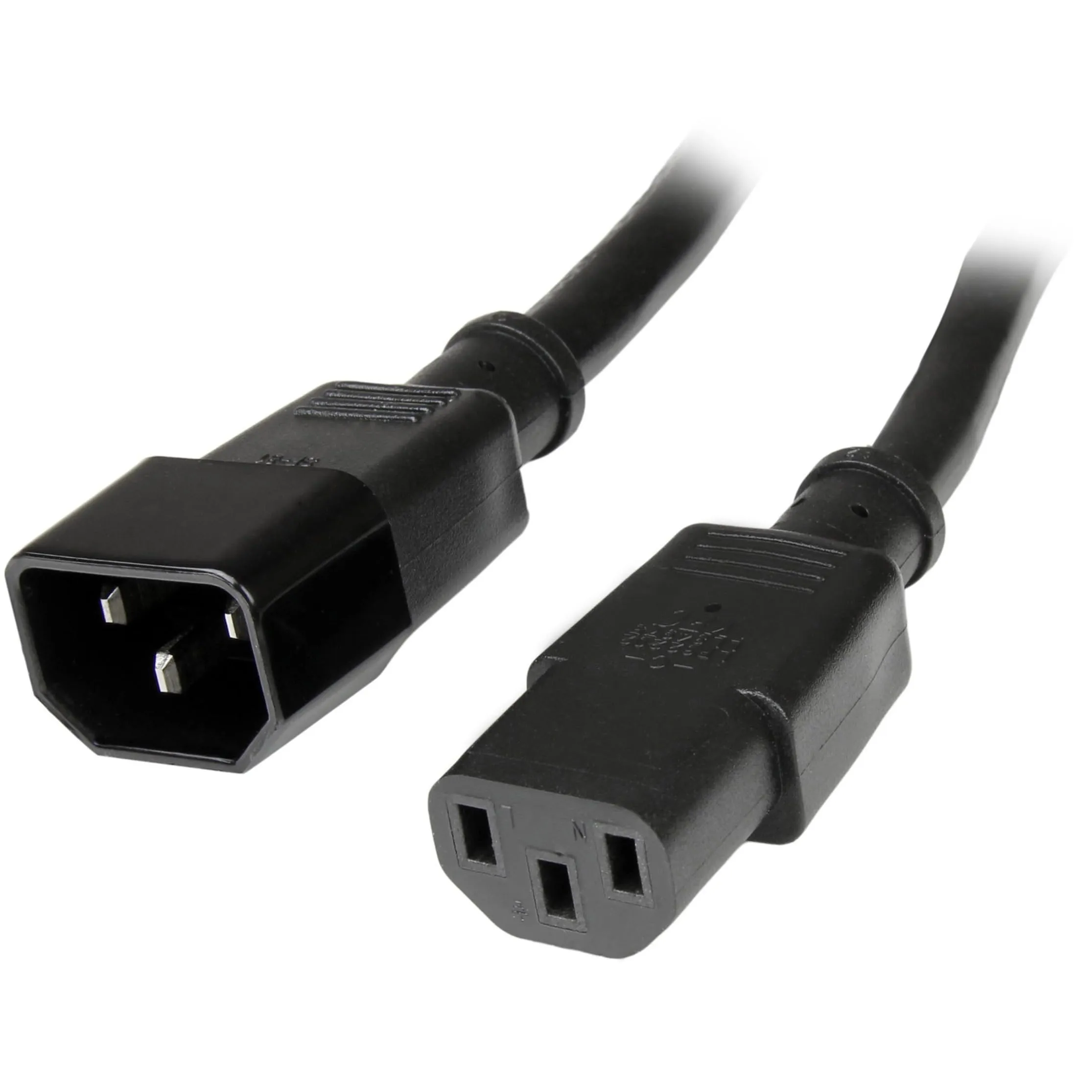 StarTech.com C14 to C13 Power Extension Cord IEC 60320