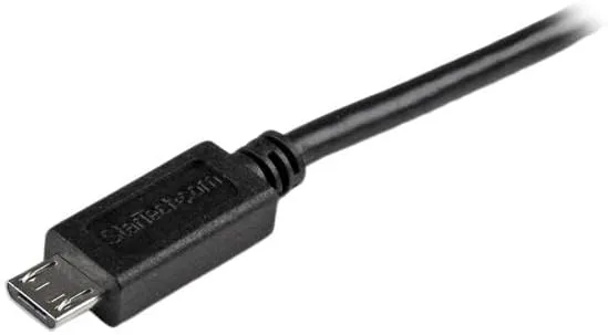 StarTech.com 3m 10 ft Long Micro-USB Charge-and-Sync Cable -M/M - USB to Micro USB Charging Cable - 24 AWG (USBAUB3MBK) Black