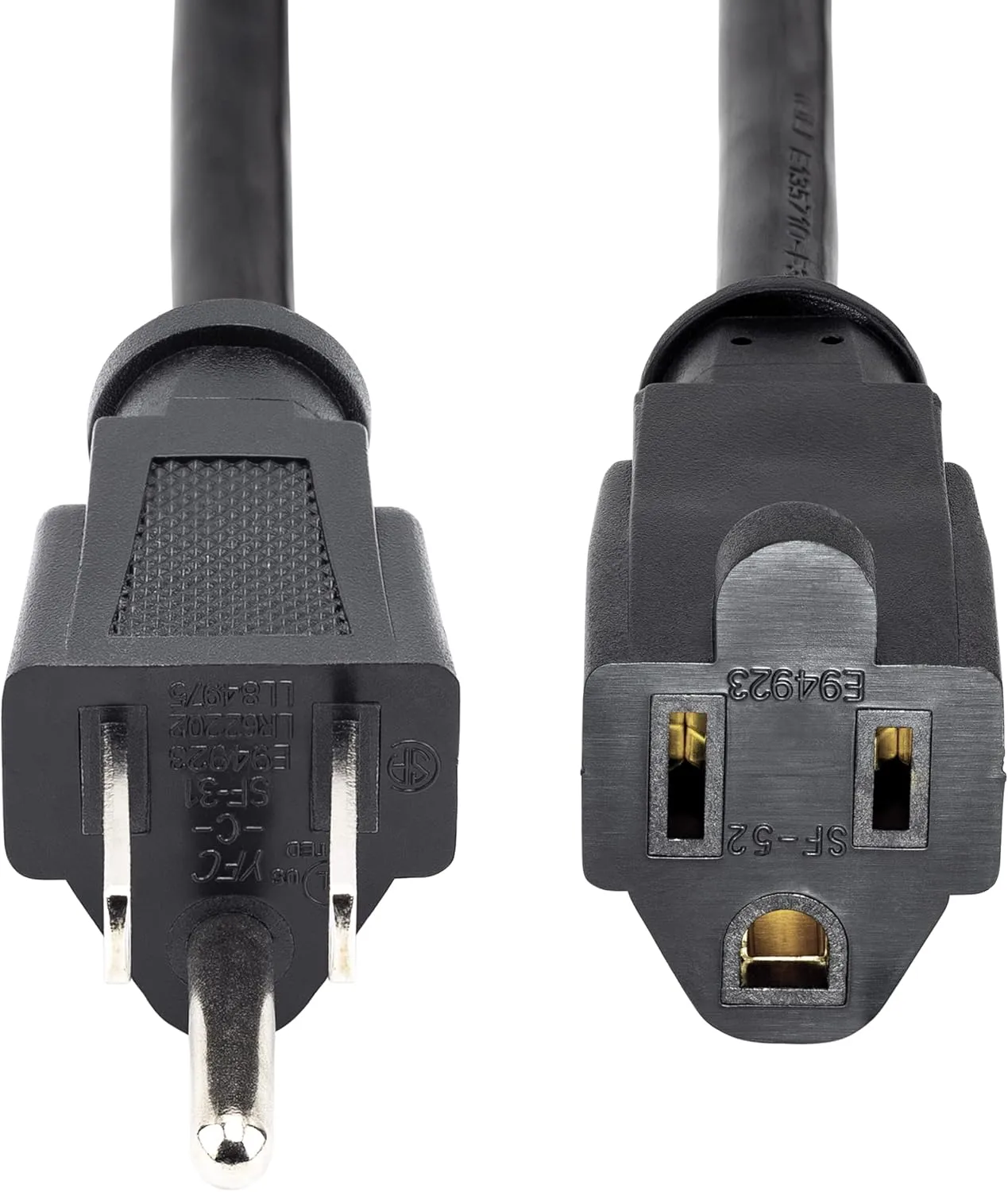 StarTech.com Power Extension Cord NEMA 5-15R to NEMA 5-15P