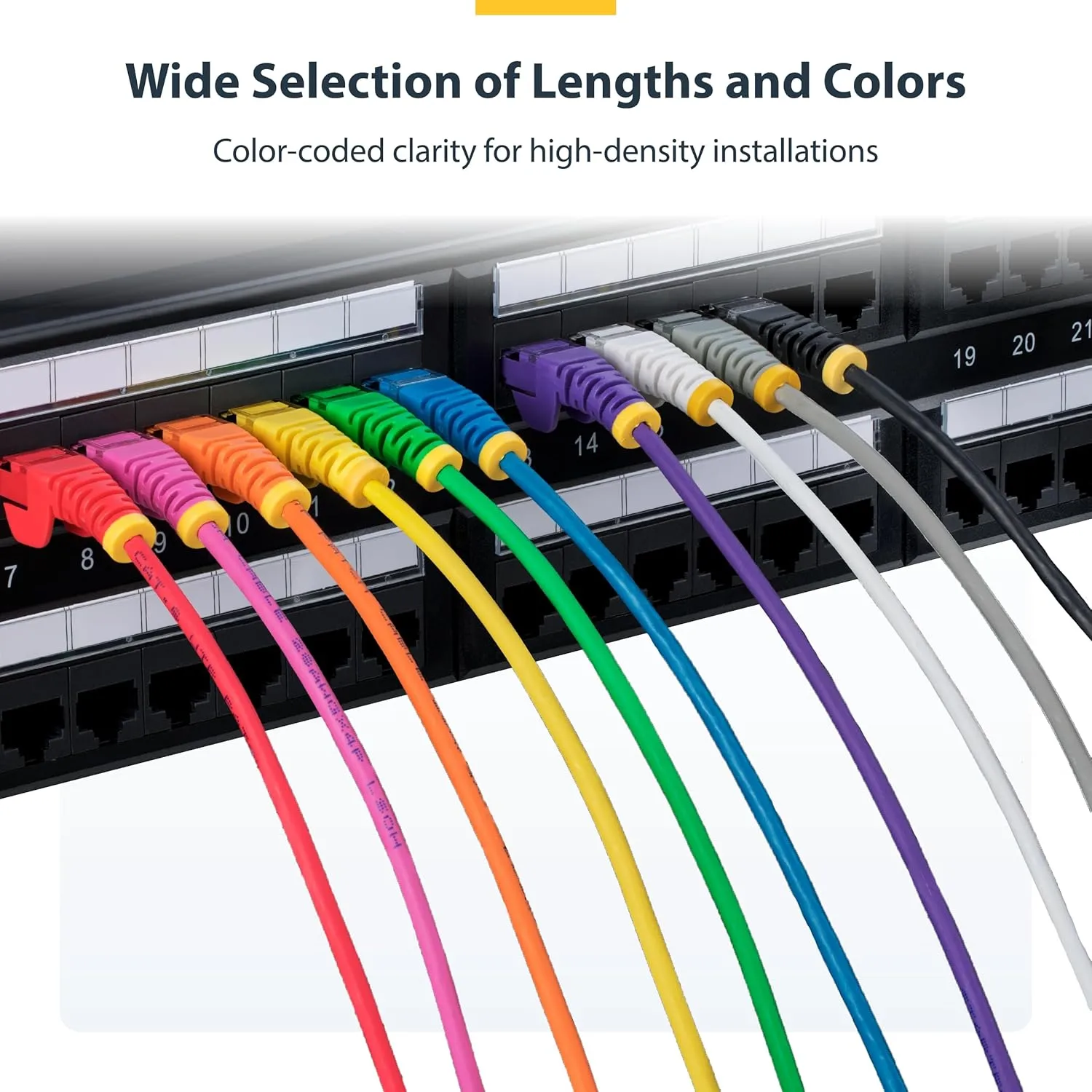 StarTech.com Slim CAT6 Patch Cable - Snagless RJ45 LSZH 28AWG