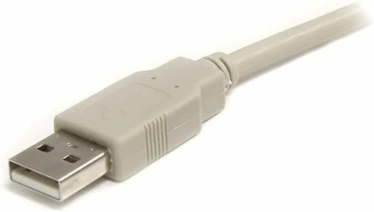 StarTech.com USB 2.0 Extension Cable A to A - USB extension cable - USB (M) to USB (F) - 10 ft - molded - beige (USBEXTAA10)