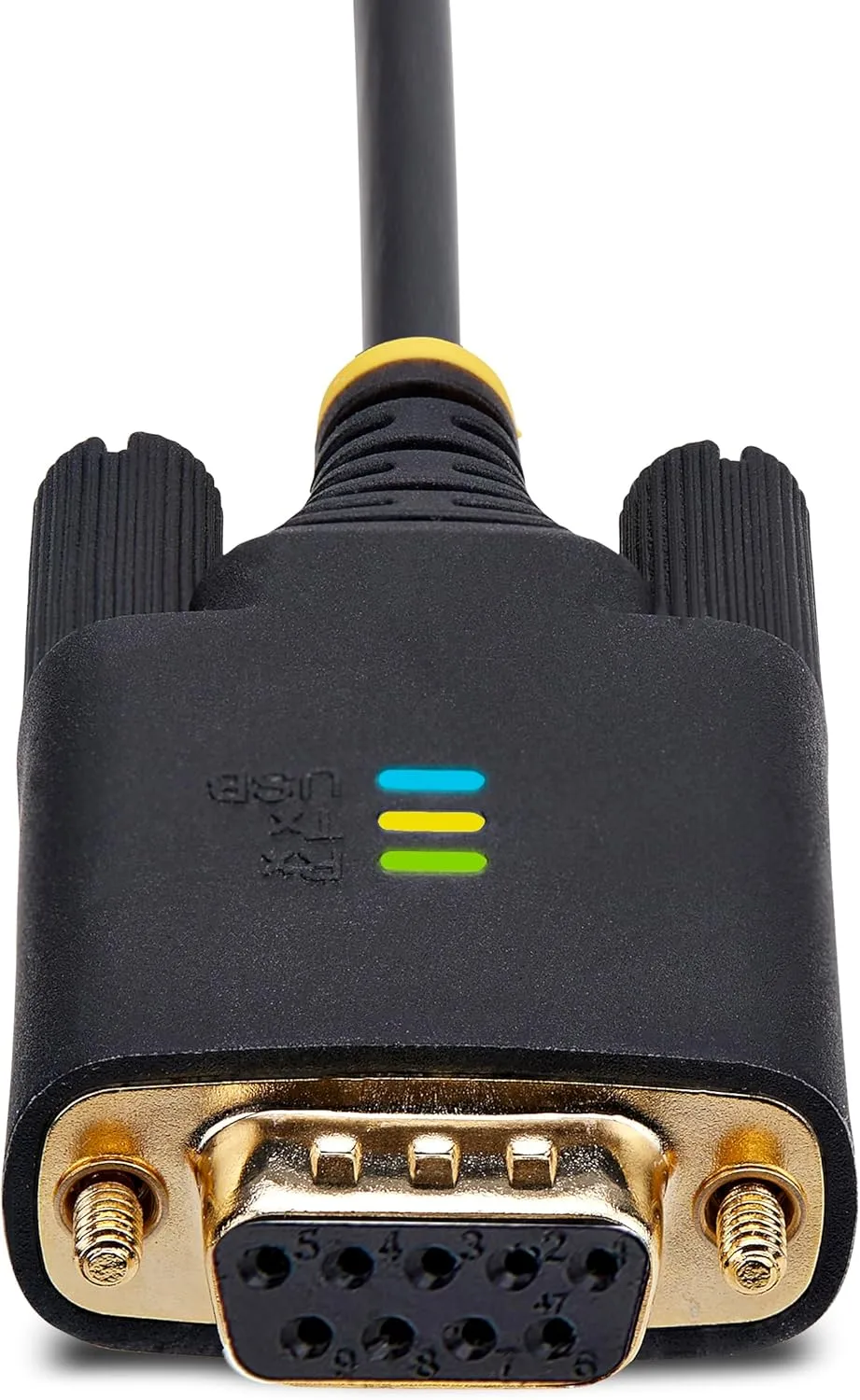 StarTech.com USB to Null Modem RS232 Serial Adapter Cable (USB-A to DB9) - FTDI, COM Retention