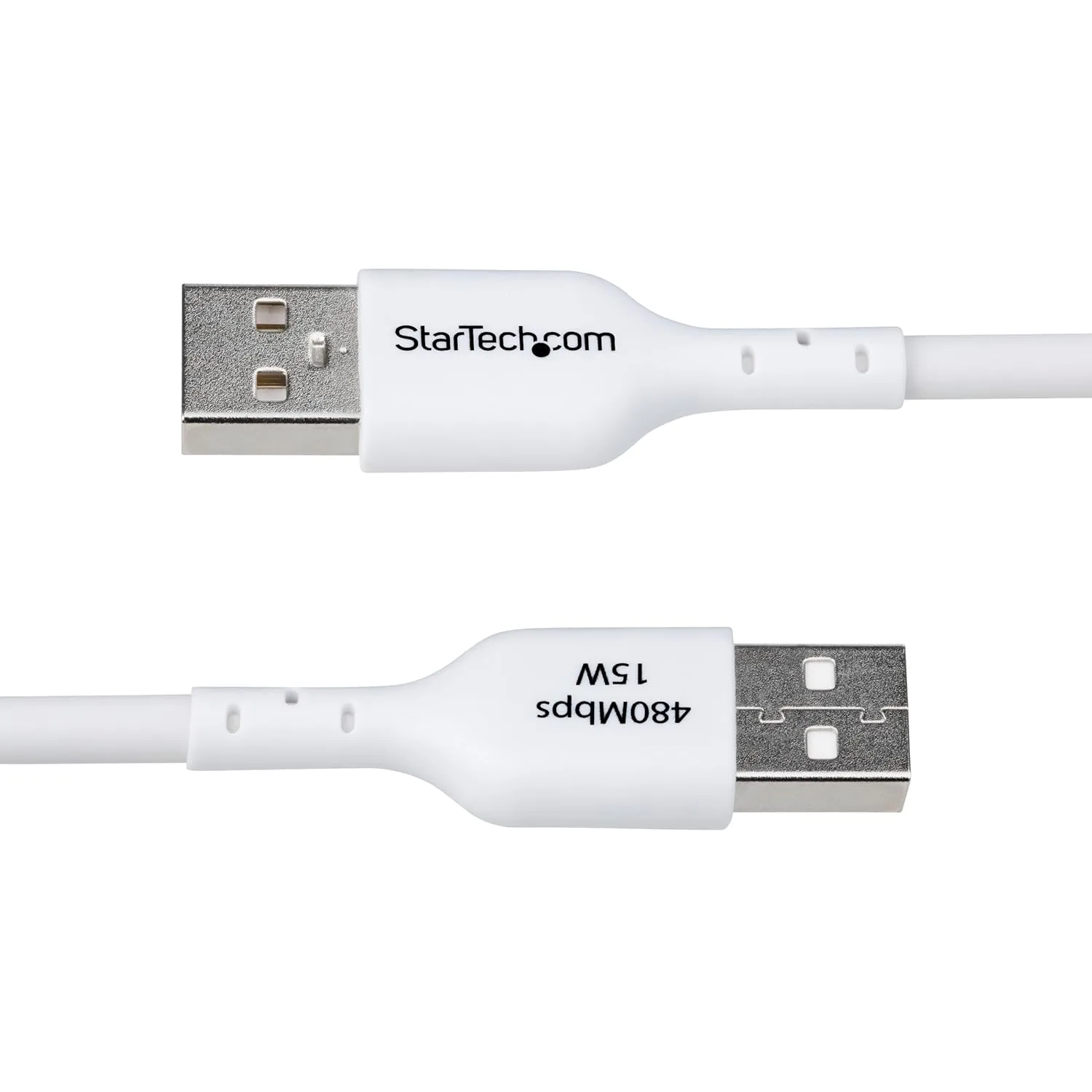 StarTech.com 10ft (3m) USB-A to USB-C Charging Cable, Charge & Sync, 3A, USB 2.0, TPE Jacket, White USB Charging Cord