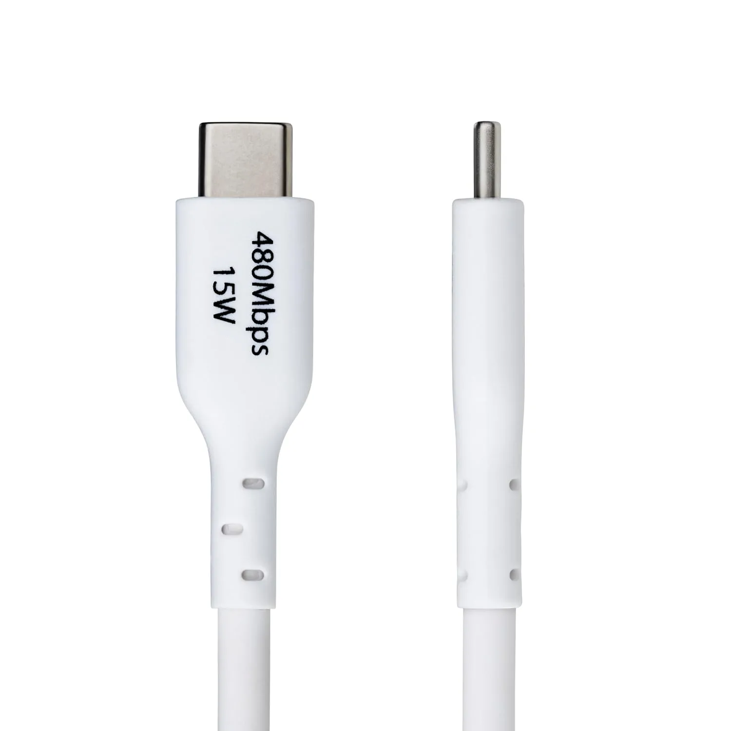 StarTech.com 10ft (3m) USB-A to USB-C Charging Cable, Charge & Sync, 3A, USB 2.0, TPE Jacket, White USB Charging Cord