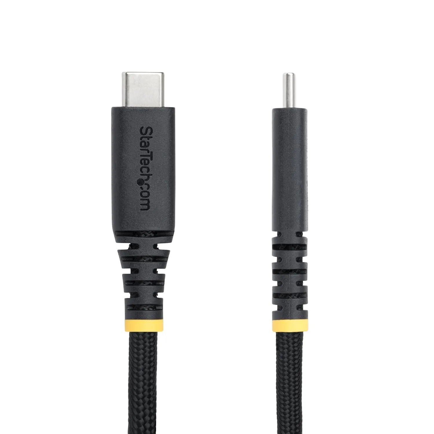 StarTech.com 10ft (3m) USB-C Charging Cable, 240W (5A) PD EPR, Dual-Layer Silicone/Braided Jacket, Laptop Charger Cord