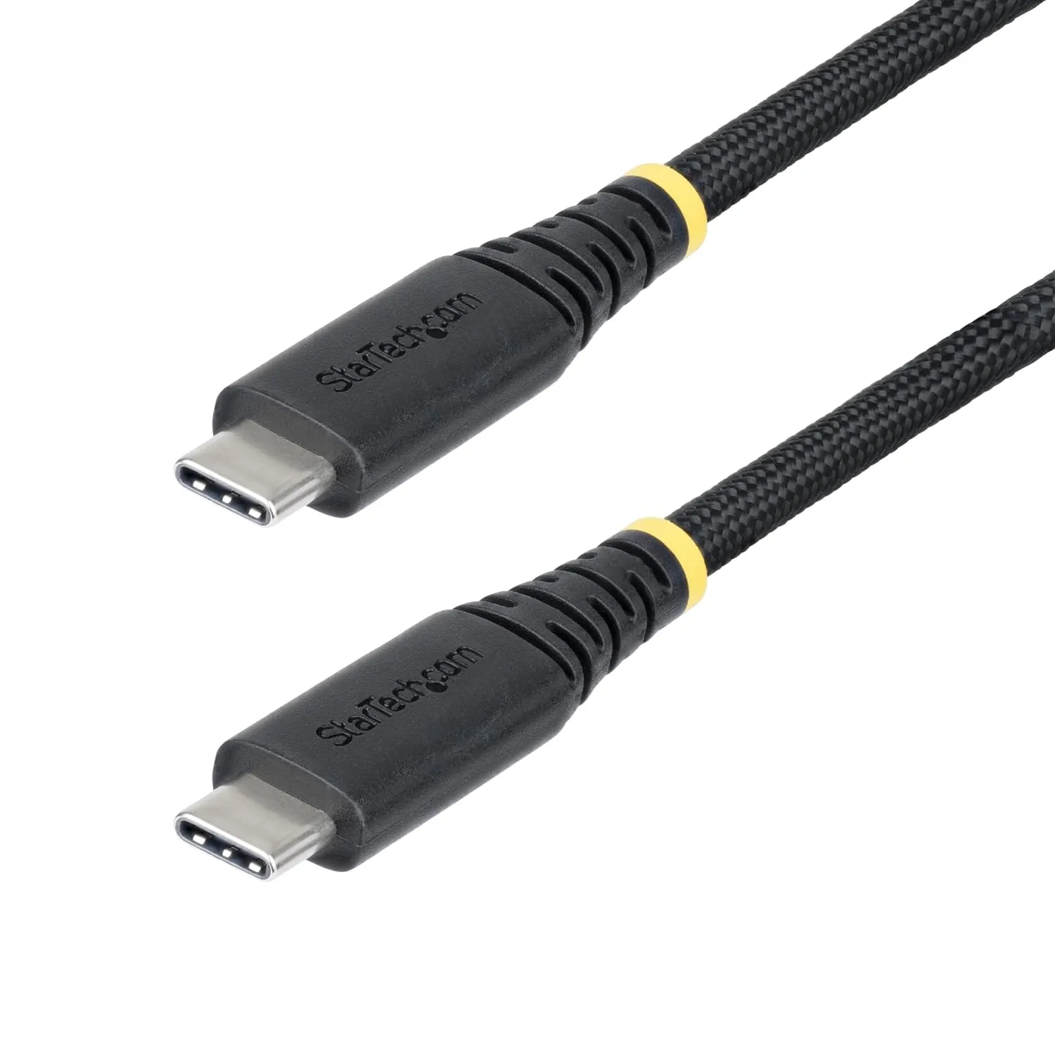StarTech.com 10ft (3m) USB-C Charging Cable, 240W (5A) PD EPR, Dual-Layer Silicone/Braided Jacket, Laptop Charger Cord