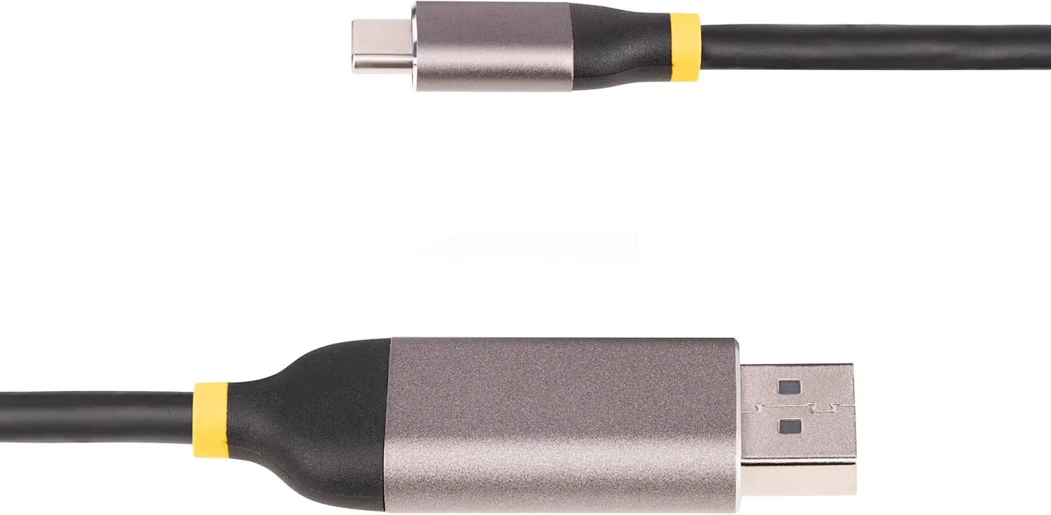 StarTech.com 10ft (3m) USB-C to DisplayPort Adapter Cable, 8K 60Hz, 4K 144Hz