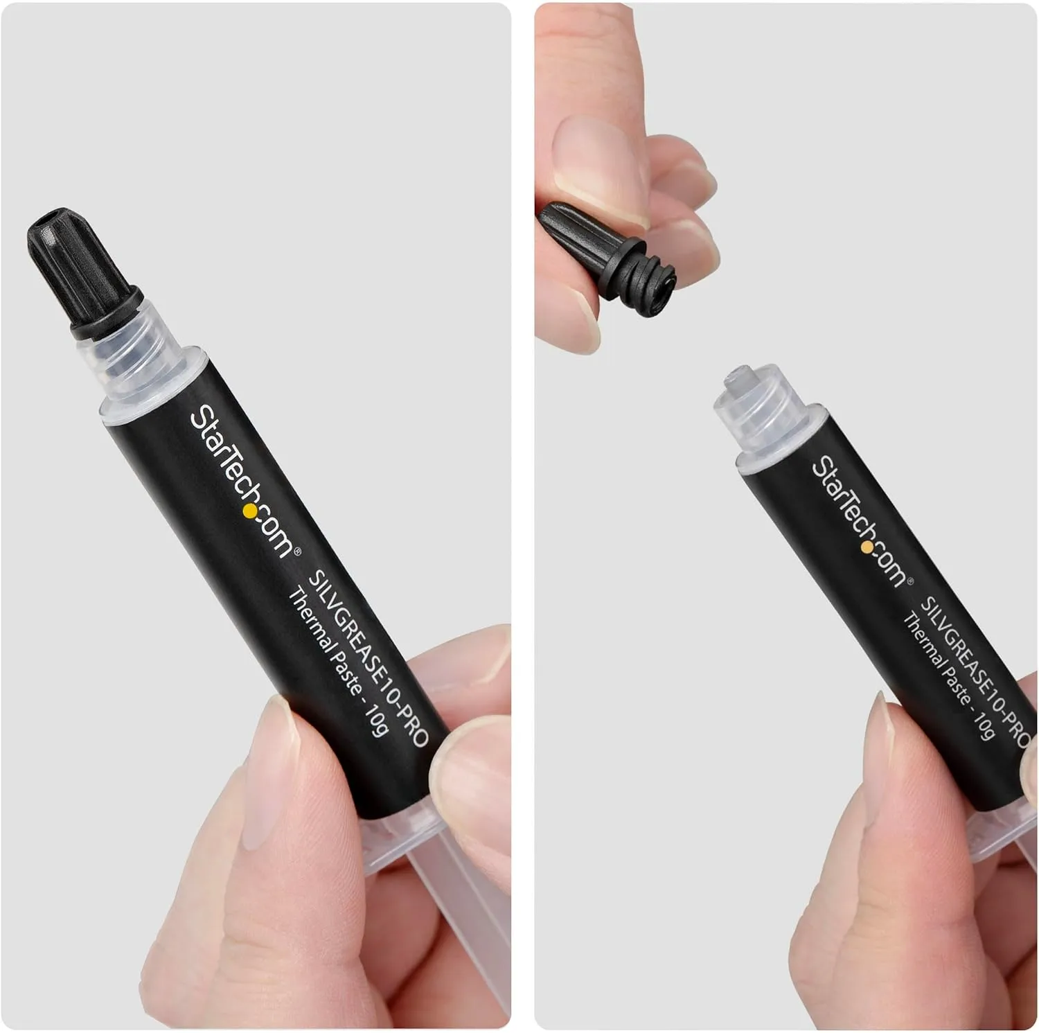 StarTech.com High-Performance Silicone Thermal Paste, Grease Compound for CPUs, GPUs, and ICS, Improves Heat Dissipation