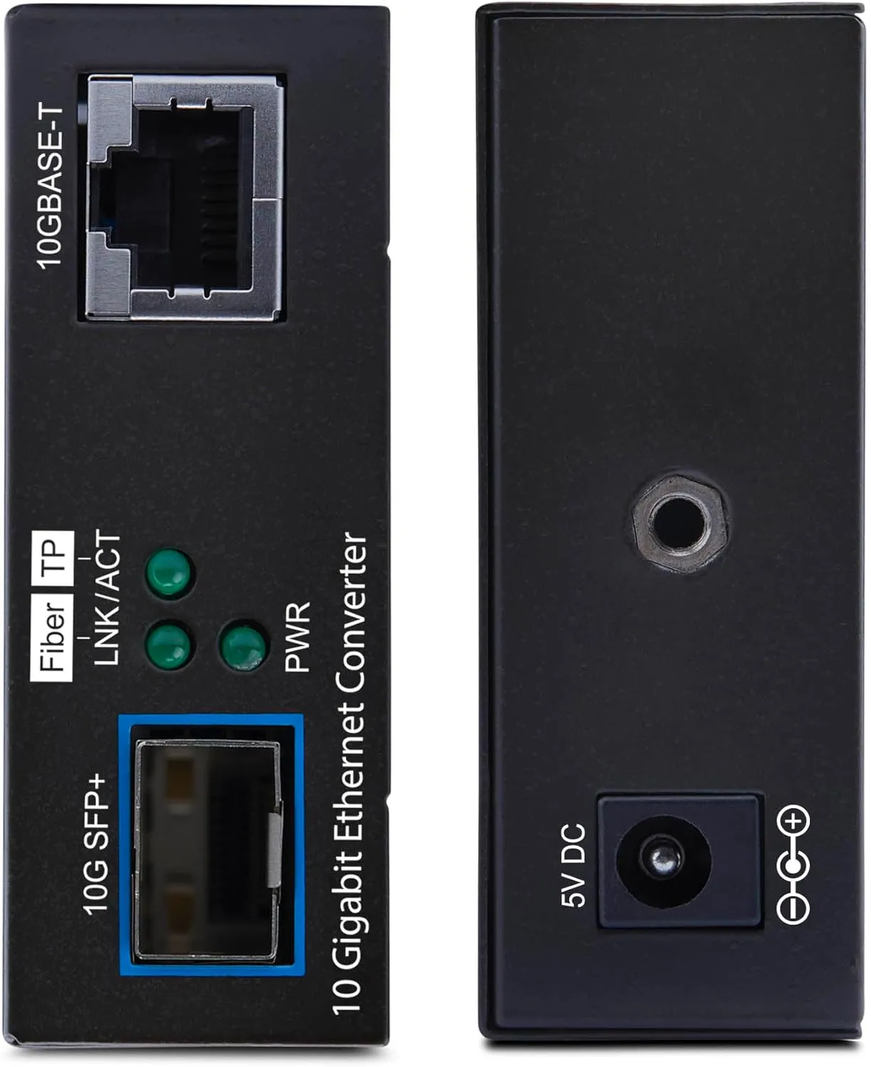 StarTech 10GbE SFP+ Fiber Media Converter, 10 Gigabit Ethernet RJ-45 to 10GBASE-X SFP+