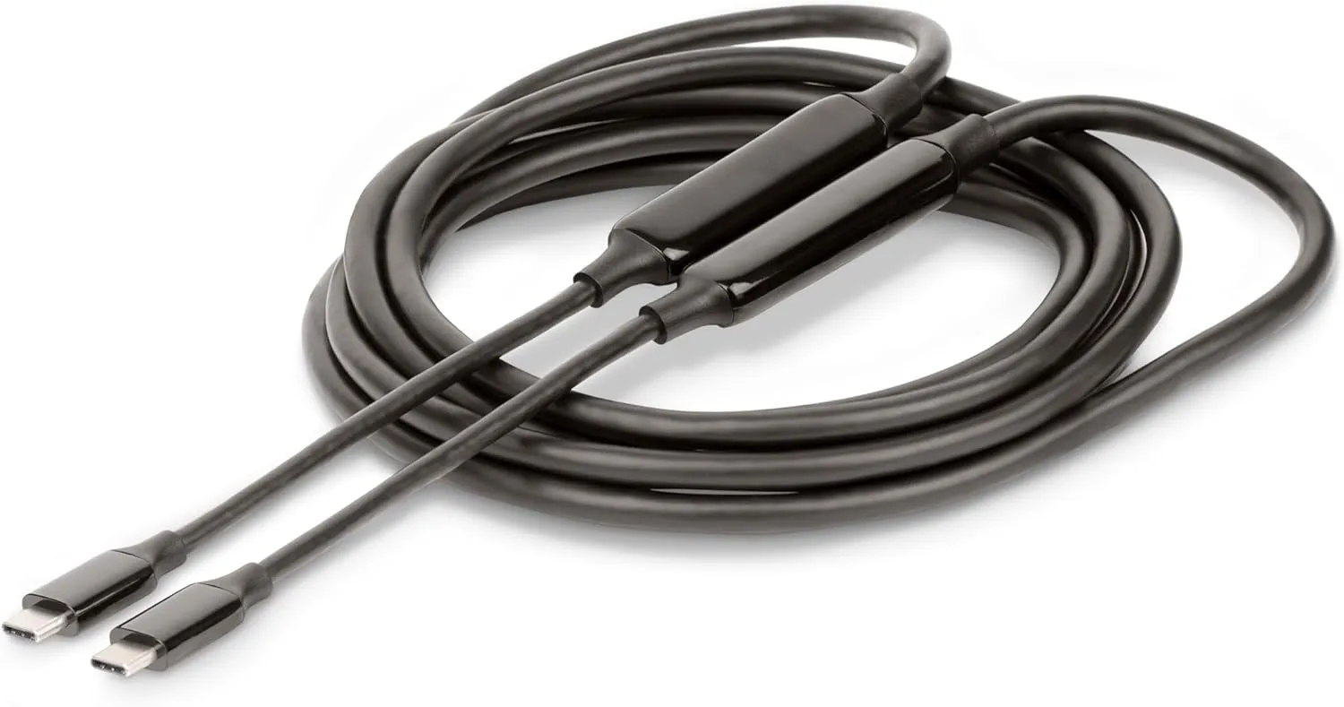 StarTech.com 3m (10ft) Active USB-C Cable, USB 3.2 10Gbps, Long USB Type-C Data Transfer Cable, 60W Power Delivery, 8K 60Hz