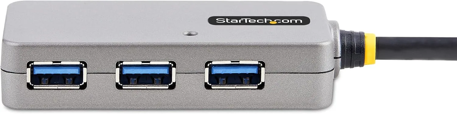 StarTech.com USB Extender Hub, 10m USB 3.0 Extension Cable w/ 4-Port USB-A Hub, Active/Bus Powered USB Repeater Cable