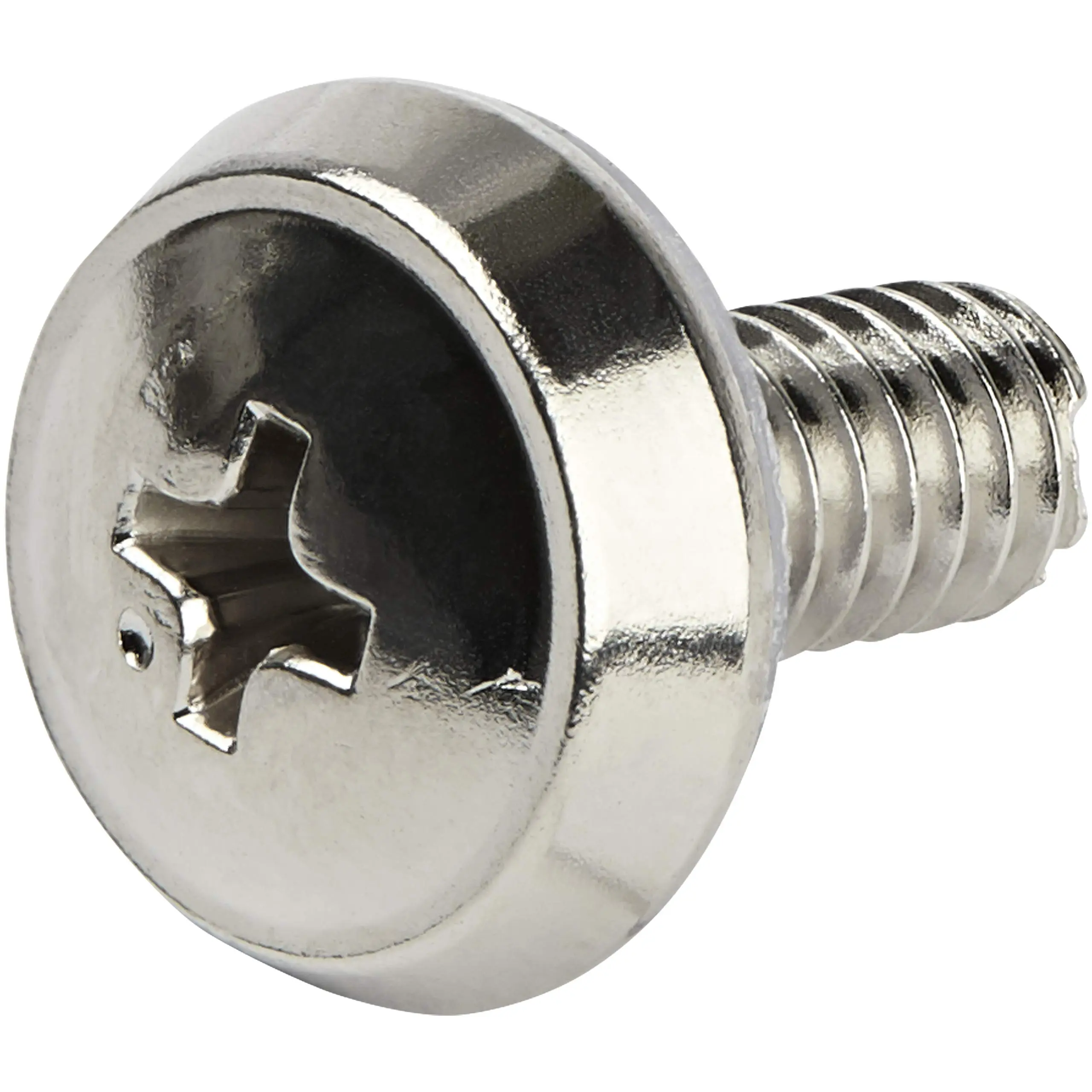 StarTech.com 12-24 Server Rack Screws - 50 Pack - Nickel-Plated (CABSCRWS1224)