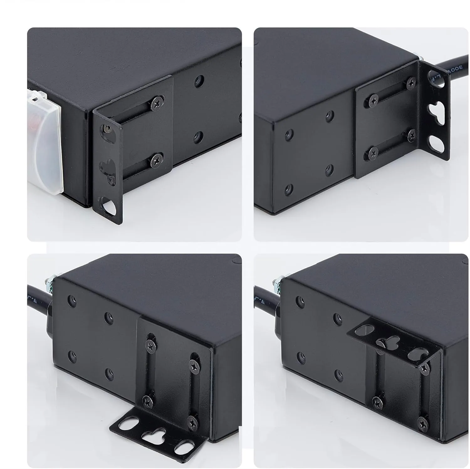 StarTech.com 12-Outlet Rackmount PDU, 1U Server Power Strip, Wide-Spaced Right-Angle Ports, Mounted Power Distribution Unit