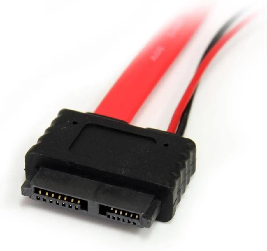 StarTech.com Slimline SATA to SATA with LP4 Power Cable Adapter