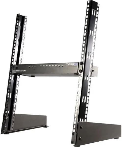 StarTech.com 12U Open Frame Server Rack - 19" 2 Post Network Rack – Free Standing Audio Video & IT Equipment (RK12OD) 12U 12u
