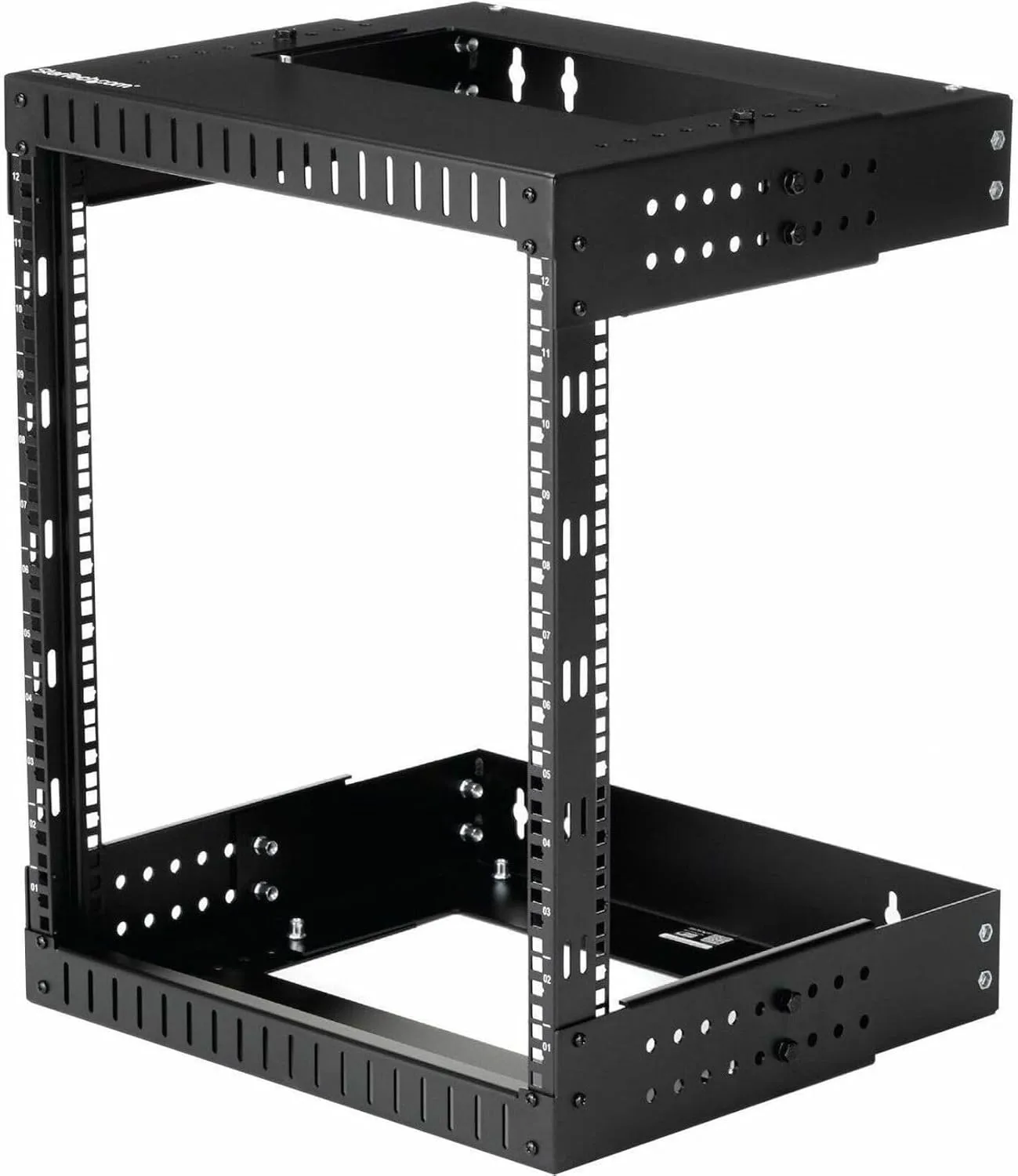 StarTech.com 2-Post 19" Open-Frame Wall Mount Network Rack with Adjustable Depth