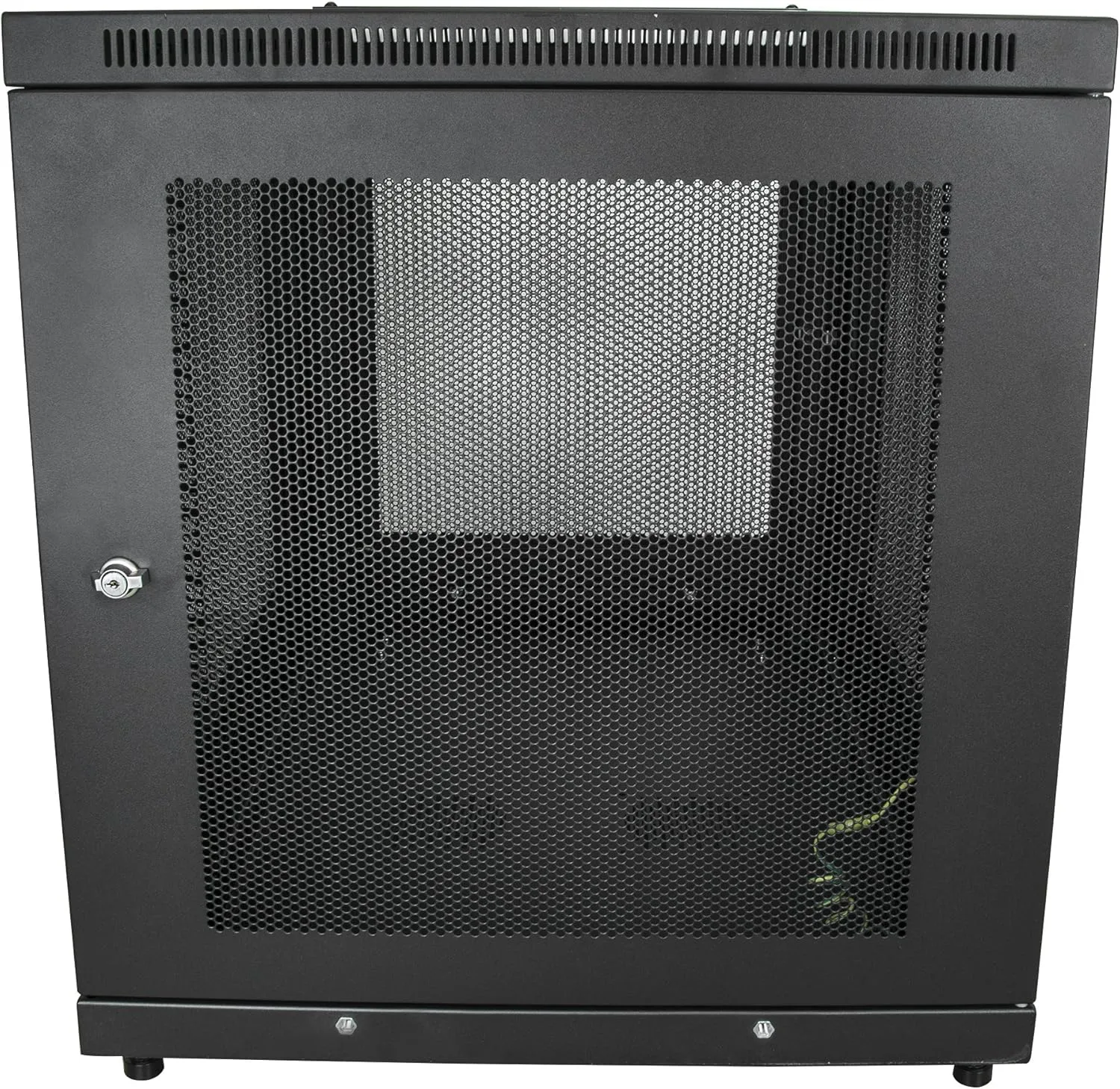 StarTech 4-Post 19" Server Rack Cabinet with Adjustable Mounting Rails and Locking Mesh Doors